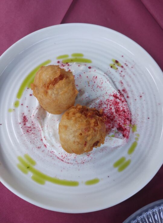 tasting food in culinary tour