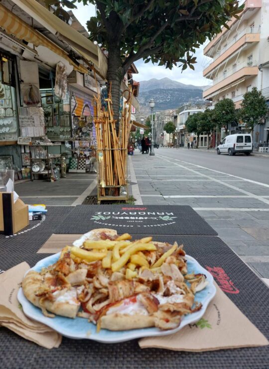tasting greek flavors