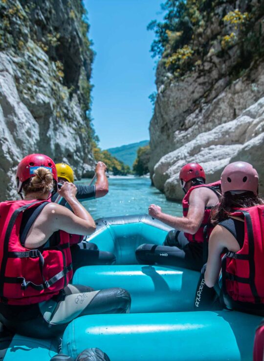 Rafting in Epirus with Alpine zone